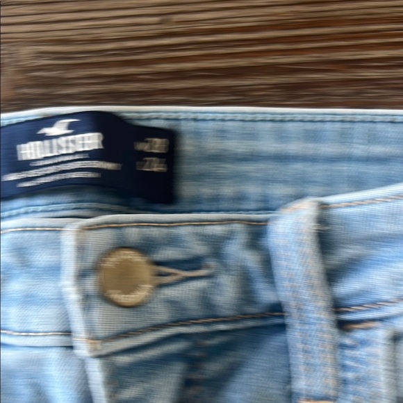 Hollister Light Blue Distressed Women's Jeans 28w - Picture 5 of 11